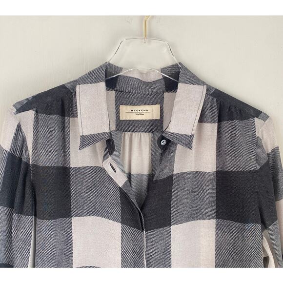 Weekend Max Mara Black and White Checkered Blouse - Picture 8 of 8
